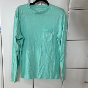 Vineyard Vines Women’s Mint Green Long Sleeve Shirt, size XS